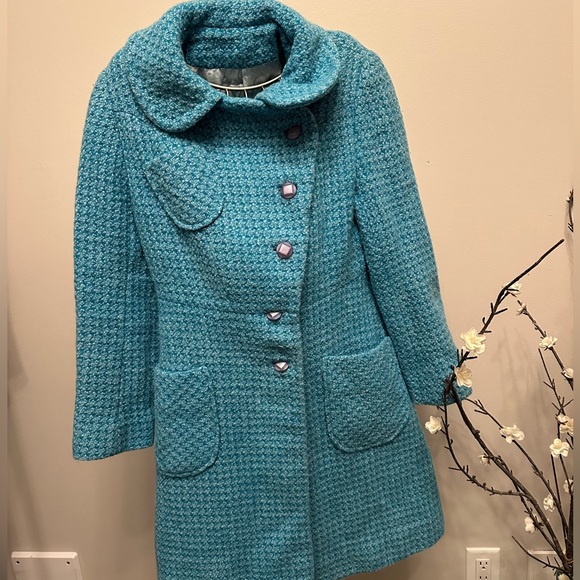 Beautiful blue vintage coat - Picture 1 of 4